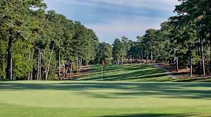 The 10th hole is pictured at Pinehurst No. 1.